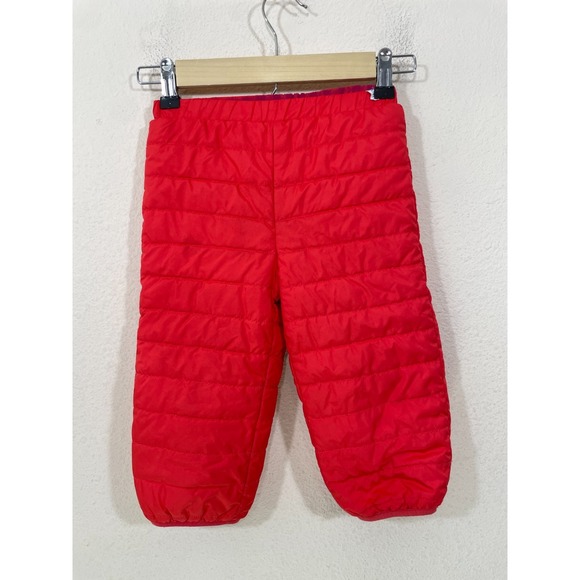 Columbia Omni Shield Baby Toddler 3T Reversible Insulated Puffer Snow Pants Red - Picture 1 of 9